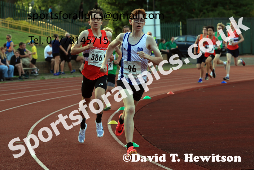 800 metres, 2025 NEGP No 6 Monkton, Wednesday, August 13th.  Photo: David T. Hewitson/Sports for All Pics